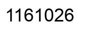 Número 1161026 imagen negro