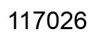 Número 117026 imagen negro