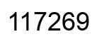 Número 117269 imagen negro