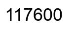 Número 117600 imagen negro