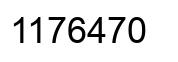 Number 1176470 black image