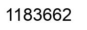 Número 1183662 imagen negro