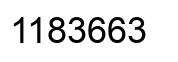 Número 1183663 imagen negro