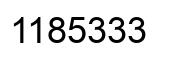 Número 1185333 imagen negro