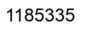 Número 1185335 imagen negro