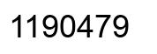 Number 1190479 black image