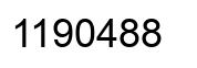 Número 1190488 imagen negro