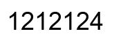 Número 1212124 imagen negro