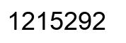 Número 1215292 imagen negro