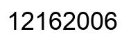 Número 12162006 imagen negro