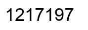 Número 1217197 imagen negro