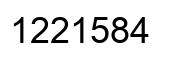 Número 1221584 imagen negro