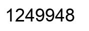 Número 1249948 imagen negro