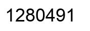 Number 1280491 black image