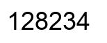 Número 128234 imagen negro