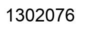 Number 1302076 black image