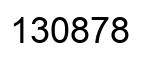 Número 130878 imagen negro
