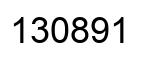 Número 130891 imagen negro