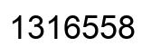 Número 1316558 imagen negro