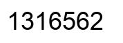 Número 1316562 imagen negro