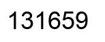 Número 131659 imagen negro