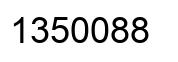 Número 1350088 imagen negro