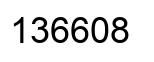 Número 136608 imagen negro