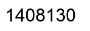 Número 1408130 imagen negro