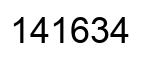 Número 141634 imagen negro