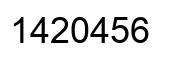 Número 1420456 imagen negro