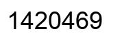 Número 1420469 imagen negro