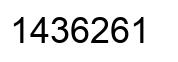 Número 1436261 imagen negro