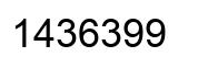 Número 1436399 imagen negro