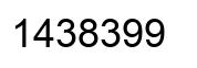 Número 1438399 imagen negro