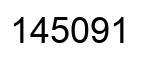 Número 145091 imagen negro