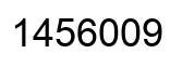 Número 1456009 imagen negro