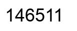 Número 146511 imagen negro