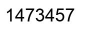 Número 1473457 imagen negro