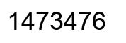 Número 1473476 imagen negro