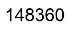 Número 148360 imagen negro