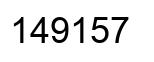 Número 149157 imagen negro