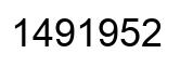 Número 1491952 imagen negro