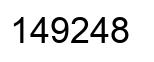 Number 149248 black image