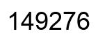 Número 149276 imagen negro