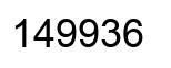 Número 149936 imagen negro