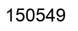 Número 150549 imagen negro