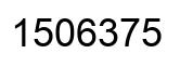Número 1506375 imagen negro