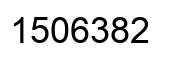 Número 1506382 imagen negro