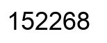 Número 152268 imagen negro