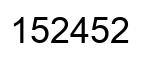 Número 152452 imagen negro